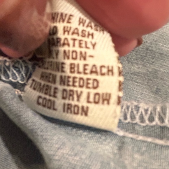 Vintage Havana Light and Dark Denim Romper, Size S - Picture 9 of 9